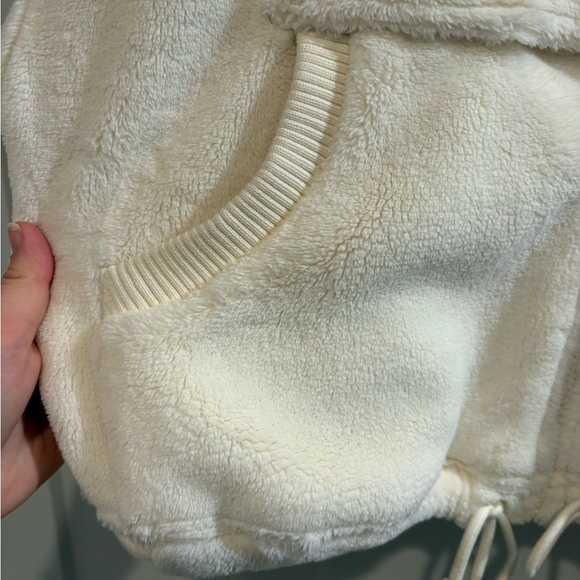 FP Movement | Women's White Cream Fleece Jacket | Free People - Picture 3 of 5